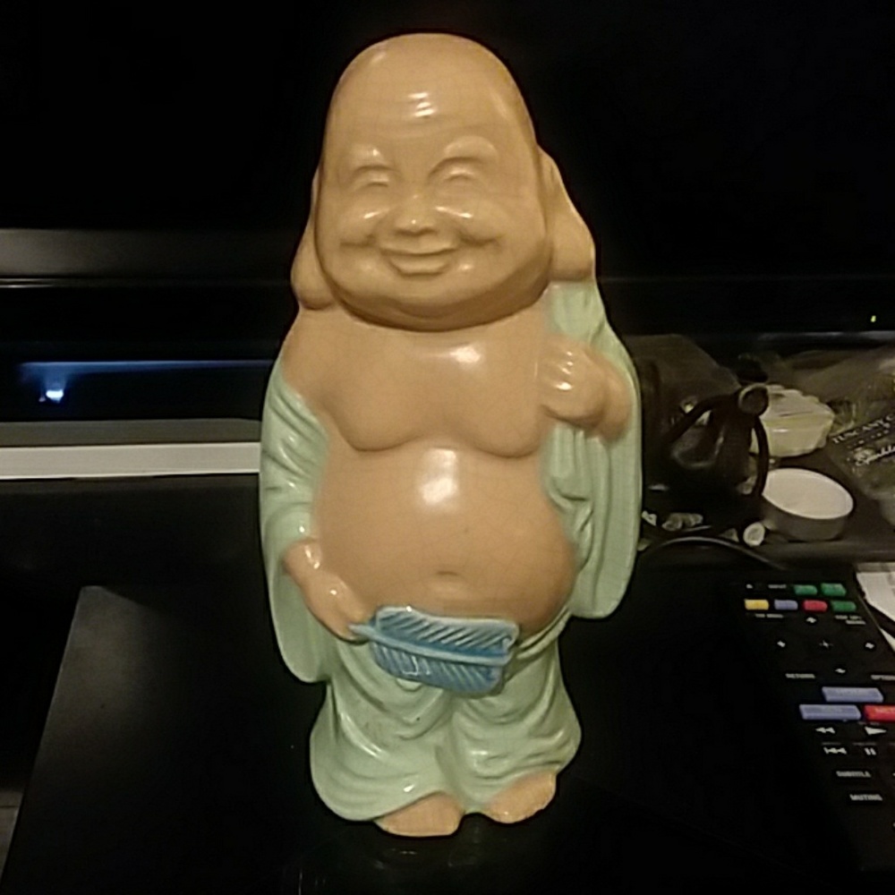 Ceramic Buddha " Happy Buddha"